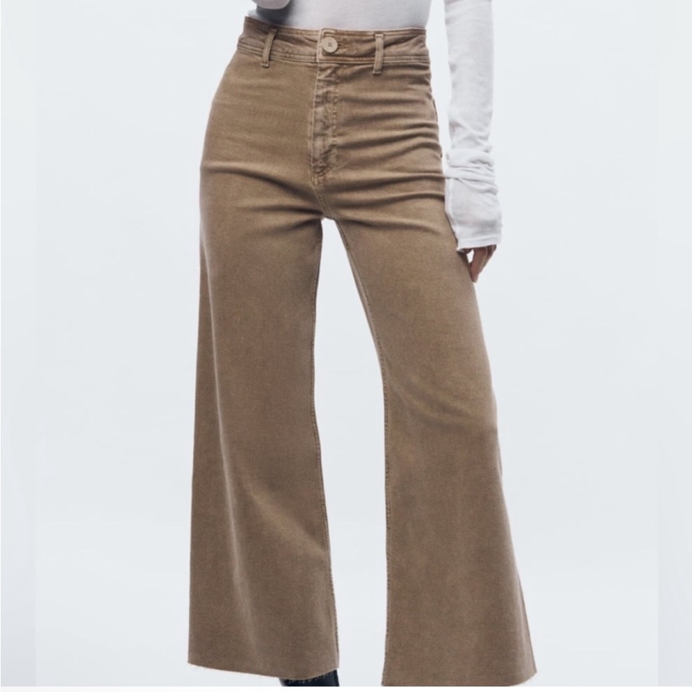 ZARA Marine Slim Relaxed Leg High Rise Jeans